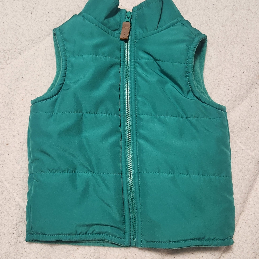 Carter's Green Puffer Vest for Baby